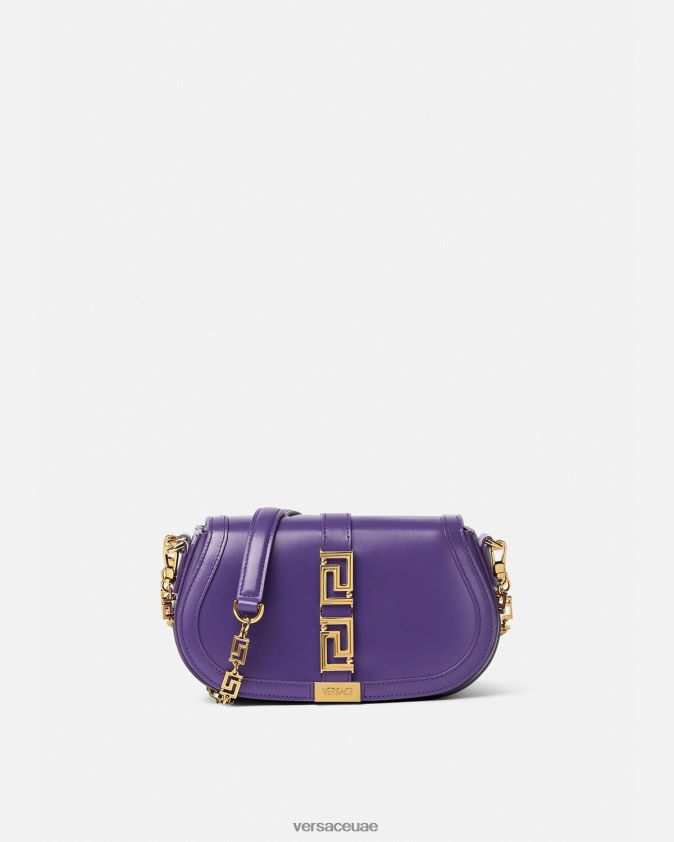 نحيف حقيبة كتف يونانية آلهة Versace البنفسجي 0FVD2J264 أكياس