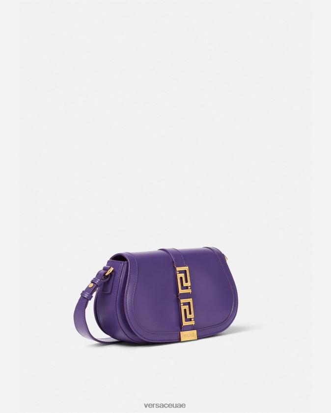 نحيف حقيبة كتف يونانية آلهة Versace البنفسجي 0FVD2J264 أكياس