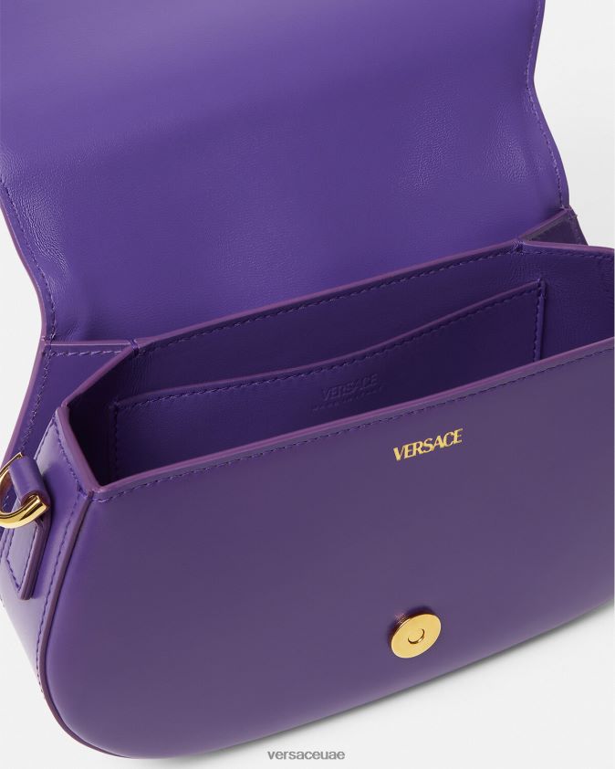 نحيف حقيبة كتف يونانية آلهة Versace البنفسجي 0FVD2J264 أكياس