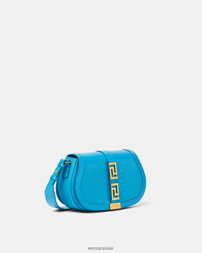 نحيف حقيبة كتف يونانية آلهة Versace دي في الأزرق 0FVD2J266 أكياس