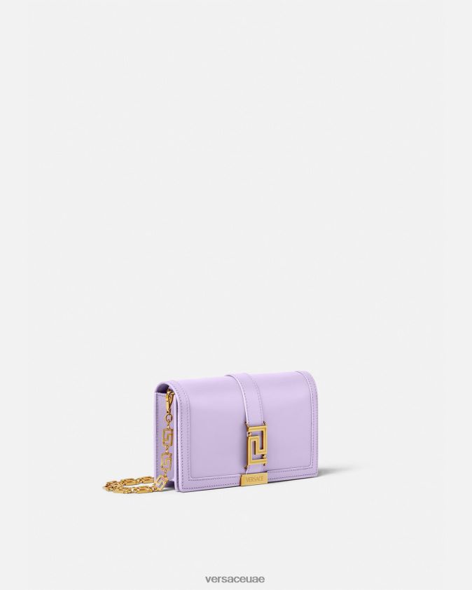 نحيف حقيبة صغيرة يونانية آلهة Versace أرجواني 0FVD2J269 أكياس