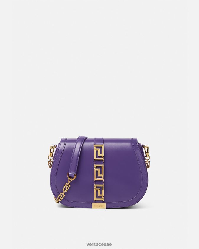 نحيف حقيبة كتف يونانية كبيرة Versace البنفسجي 0FVD2J271 أكياس