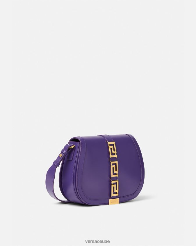 نحيف حقيبة كتف يونانية كبيرة Versace البنفسجي 0FVD2J271 أكياس