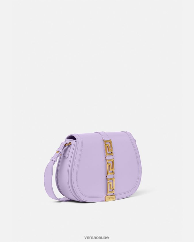 نحيف حقيبة كتف يونانية كبيرة Versace أرجواني 0FVD2J272 أكياس