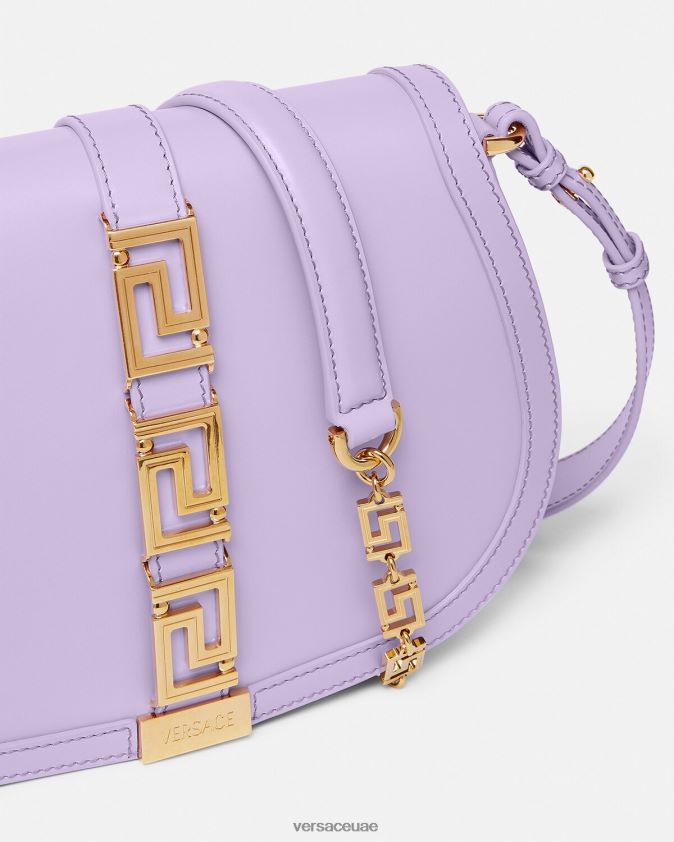 نحيف حقيبة كتف يونانية كبيرة Versace أرجواني 0FVD2J272 أكياس