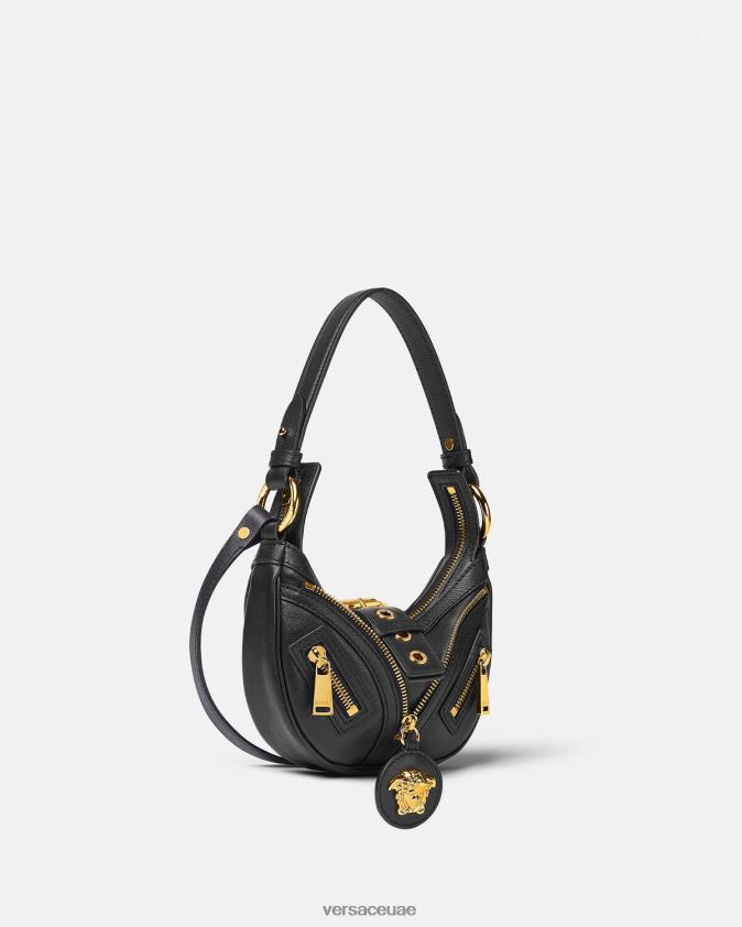 نحيف كرر حقيبة هوبو صغيرة Versace أسود 0FVD2J273 أكياس