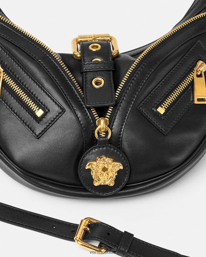 نحيف كرر حقيبة المتشرد الصغيرة Versace أسود 0FVD2J274 أكياس