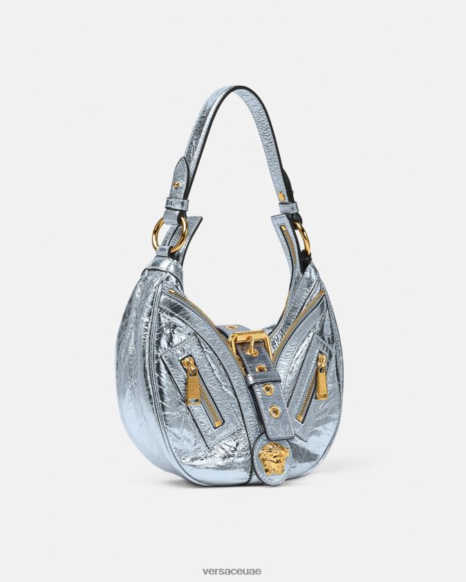 نحيف تكرار حقيبة هوبو صغيرة معدنية Versace لون واحد 0FVD2J277 أكياس