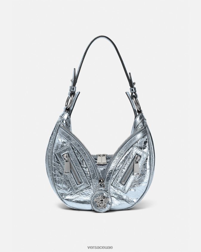 نحيف كرر حقيبة المتشرد المعدنية الصغيرة Versace أزرق فاتح 0FVD2J279 أكياس