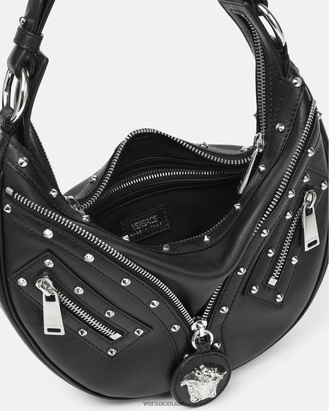 نحيف كرر حقيبة المتشرد الصغيرة Versace أسود 0FVD2J283 أكياس