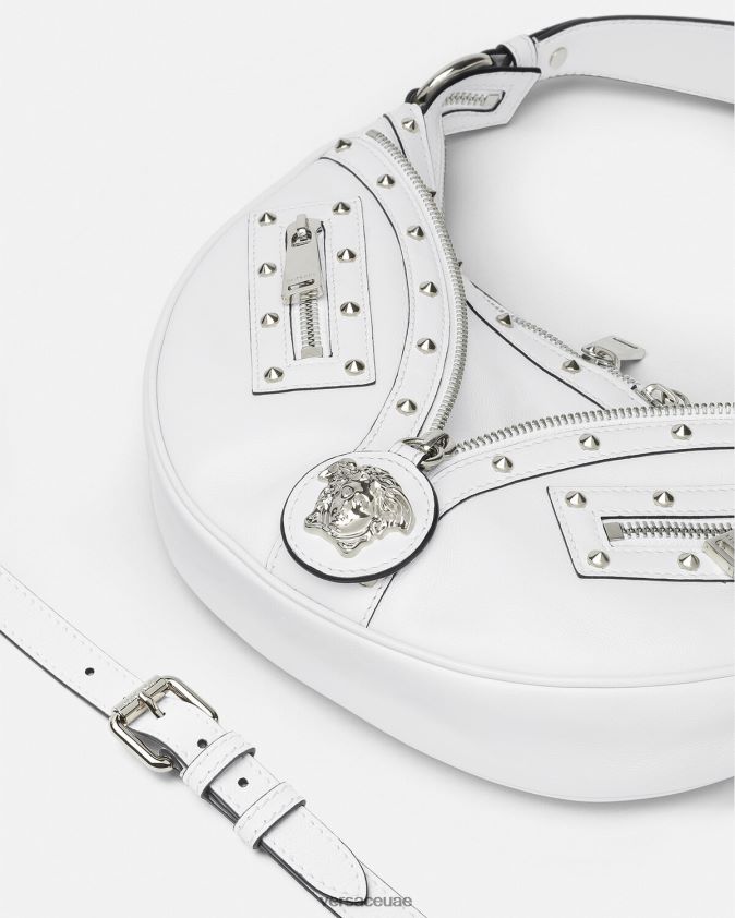 نحيف كرر حقيبة المتشرد الصغيرة Versace أبيض 0FVD2J284 أكياس