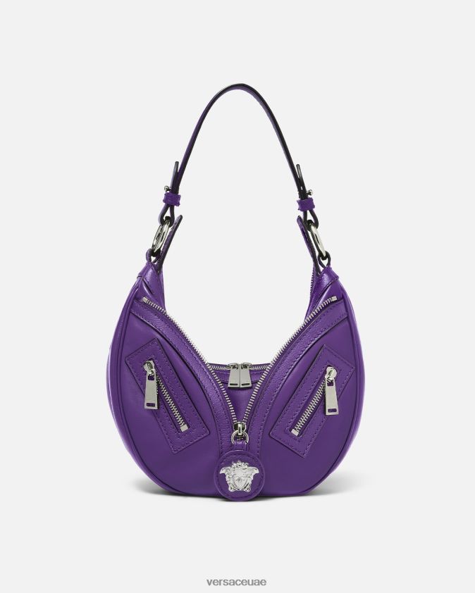 نحيف كرر حقيبة المتشرد الصغيرة Versace البنفسجي 0FVD2J294 أكياس