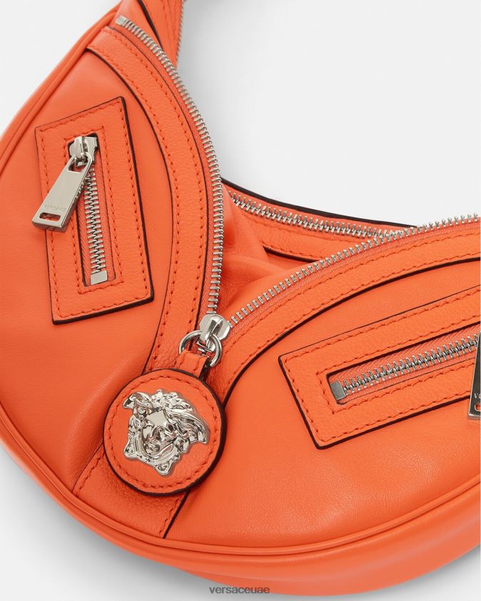 نحيف كرر حقيبة المتشرد الصغيرة Versace البرتقالي 0FVD2J295 أكياس