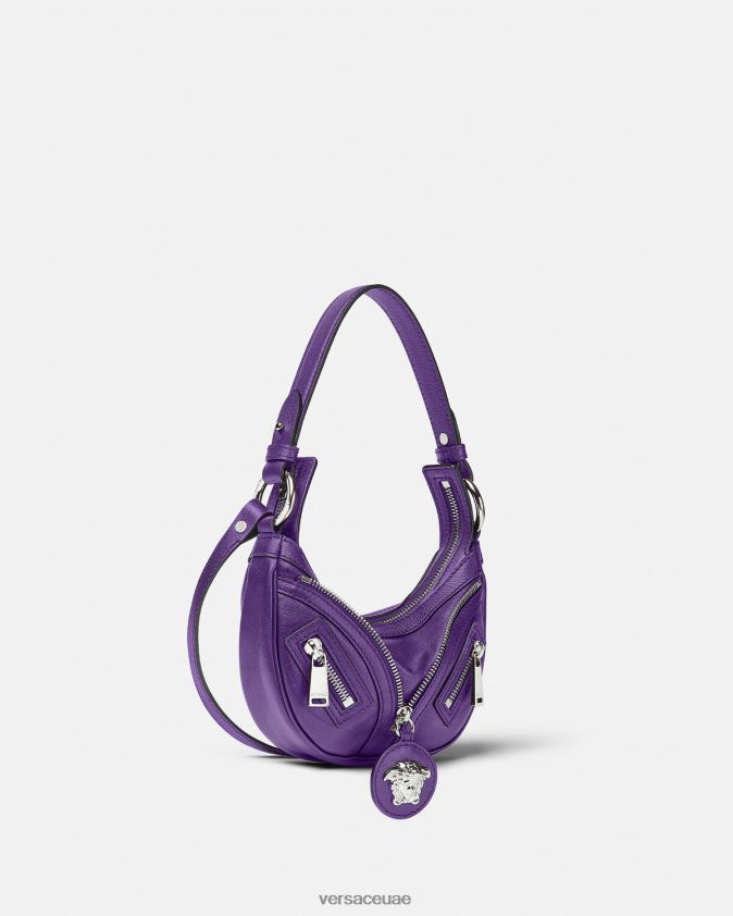 نحيف كرر حقيبة هوبو صغيرة Versace البنفسجي 0FVD2J296 أكياس