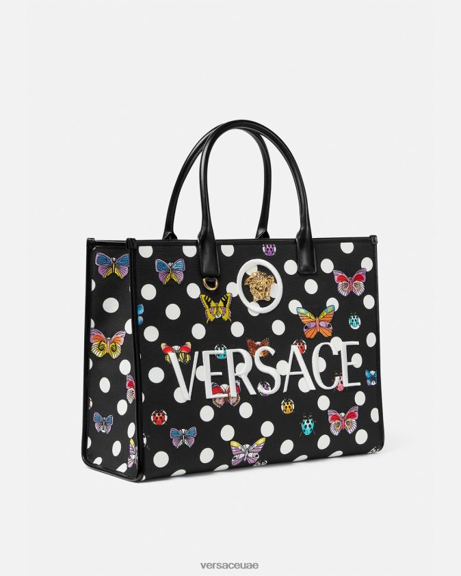 نحيف حقيبة الفراشات الكبيرة Versace مطبعة 0FVD2J300 أكياس