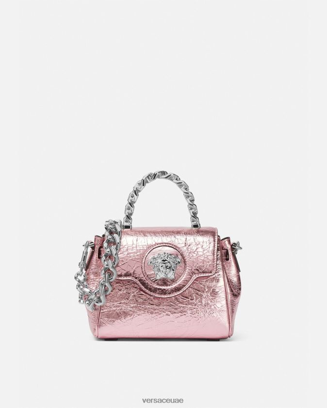 نحيف حقيبة يد صغيرة معدنية من لا ميدوسا Versace لون القرنفل 0FVD2J303 أكياس