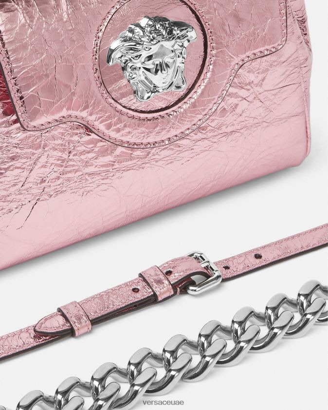 نحيف حقيبة يد صغيرة معدنية من لا ميدوسا Versace لون القرنفل 0FVD2J303 أكياس