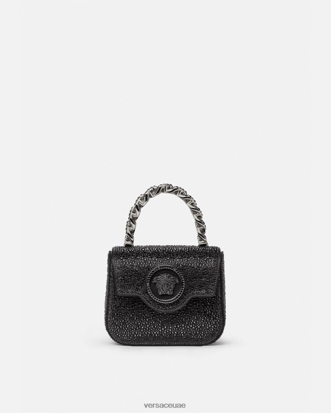 نحيف حقيبة كريستال لا ميدوسا صغيرة Versace أسود 0FVD2J313 أكياس