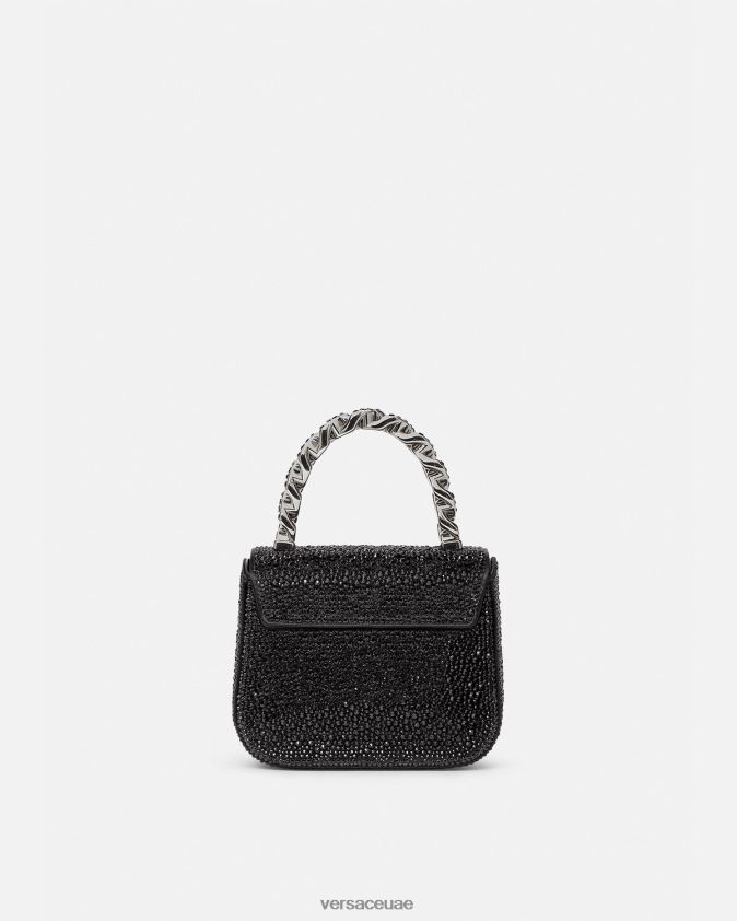 نحيف حقيبة كريستال لا ميدوسا صغيرة Versace أسود 0FVD2J313 أكياس