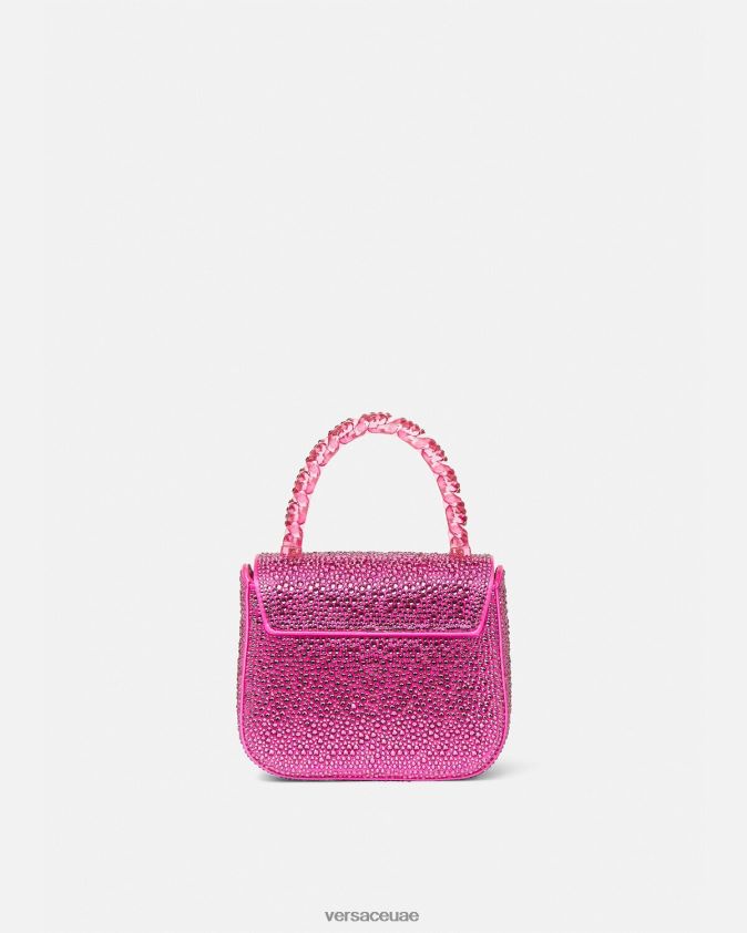 نحيف حقيبة كريستال لا ميدوسا صغيرة Versace ضارب الى الحمرة 0FVD2J315 أكياس