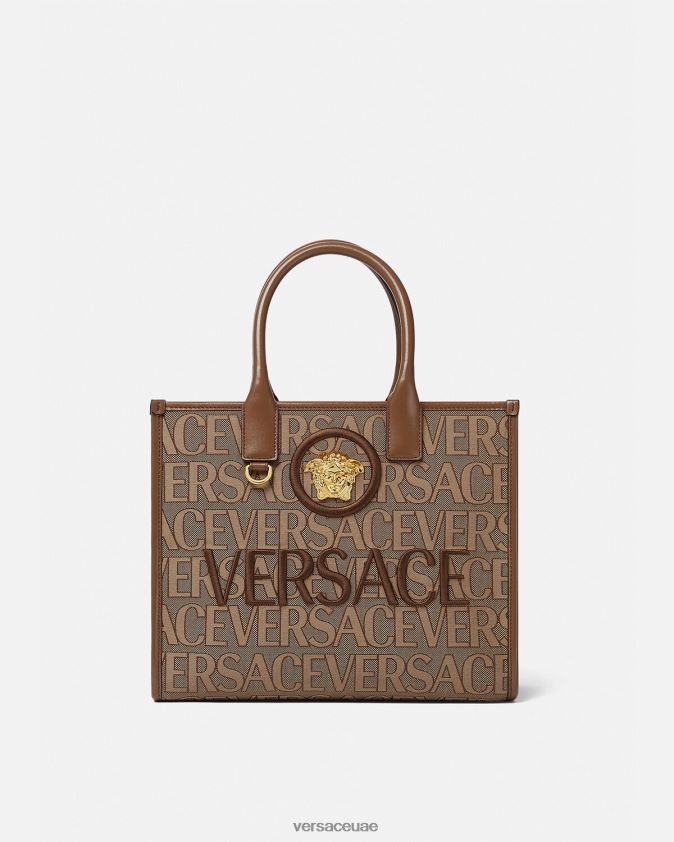 نحيف حقيبة حمل صغيرة بالكامل Versace بني 0FVD2J316 أكياس