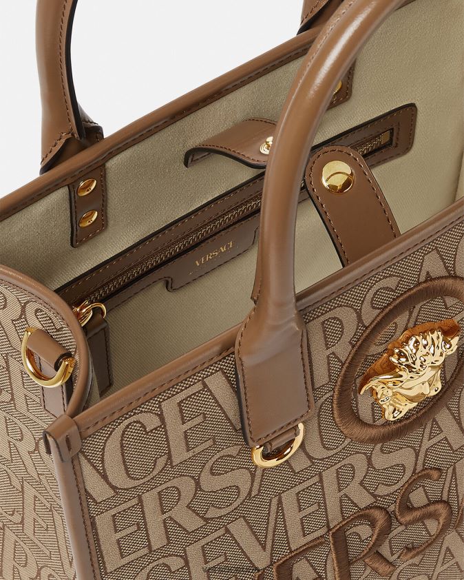 نحيف حقيبة حمل صغيرة بالكامل Versace بني 0FVD2J316 أكياس