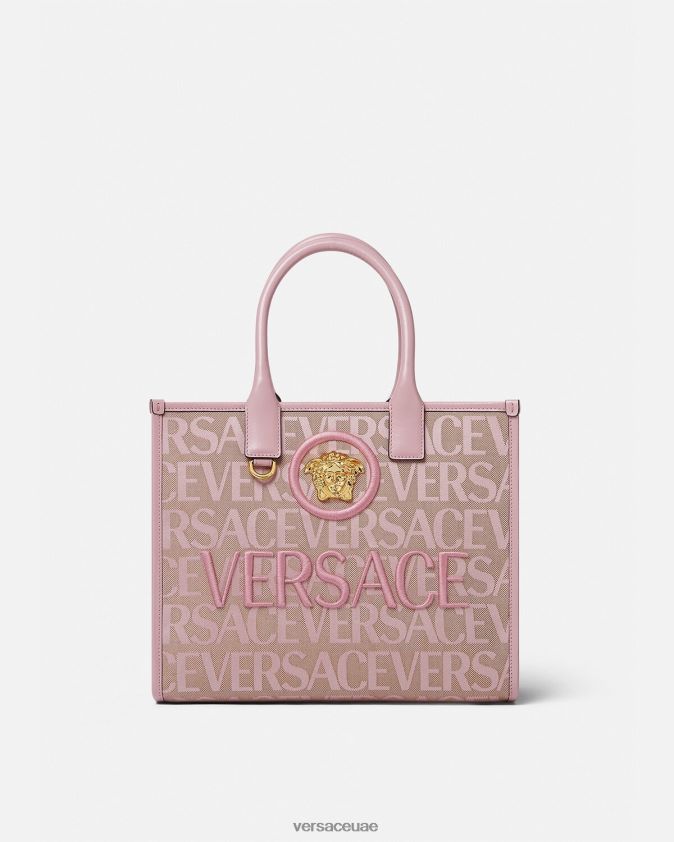 نحيف حقيبة حمل صغيرة بالكامل Versace الوردي والطباعة 0FVD2J317 أكياس