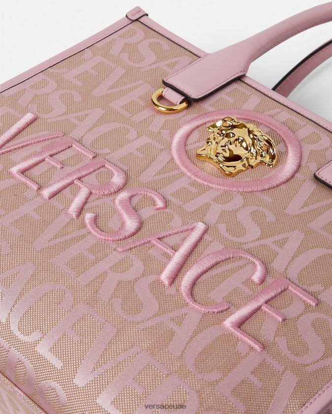 نحيف حقيبة حمل صغيرة بالكامل Versace الوردي والطباعة 0FVD2J317 أكياس