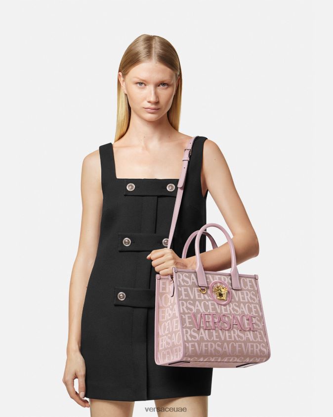 نحيف حقيبة حمل صغيرة بالكامل Versace الوردي والطباعة 0FVD2J317 أكياس