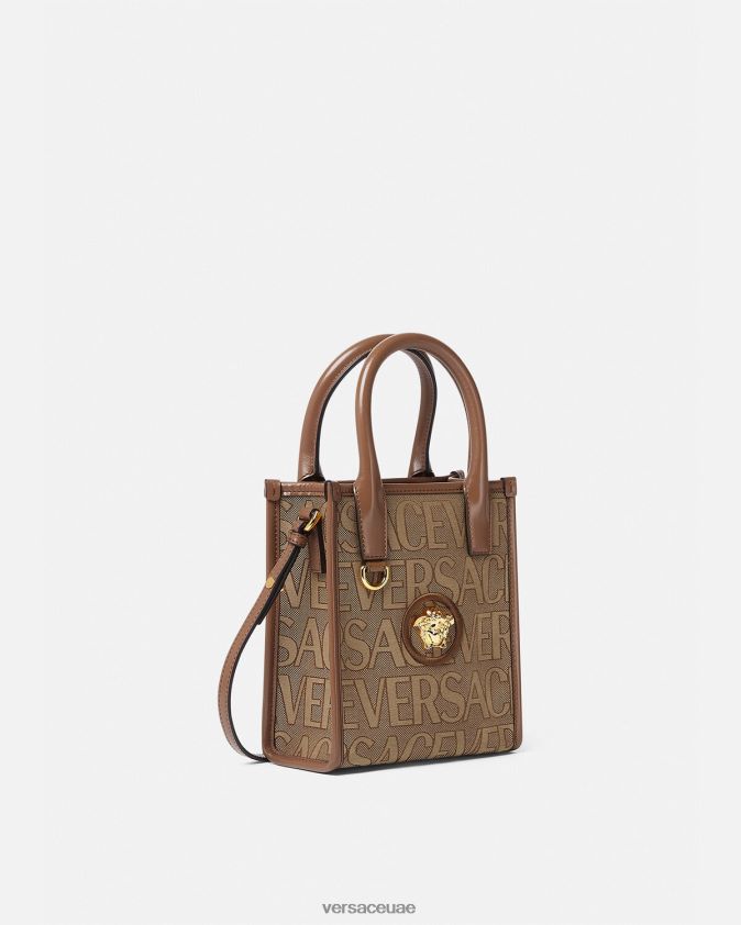 نحيف حقيبة عملية صغيرة بالكامل Versace بني 0FVD2J318 أكياس