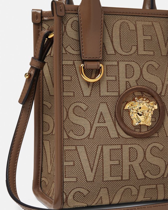 نحيف حقيبة عملية صغيرة بالكامل Versace بني 0FVD2J318 أكياس