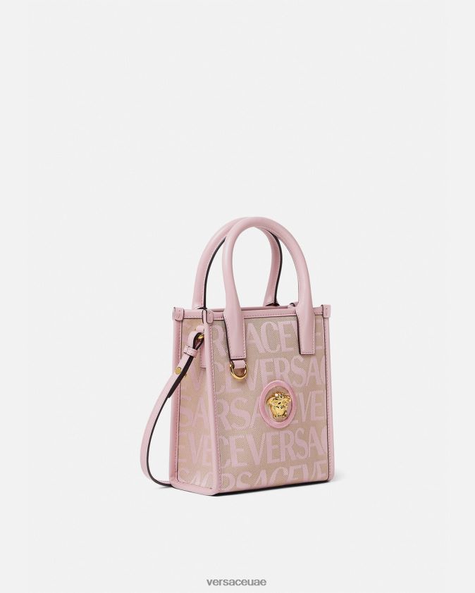 نحيف حقيبة عملية صغيرة بالكامل Versace الوردي والطباعة 0FVD2J319 أكياس