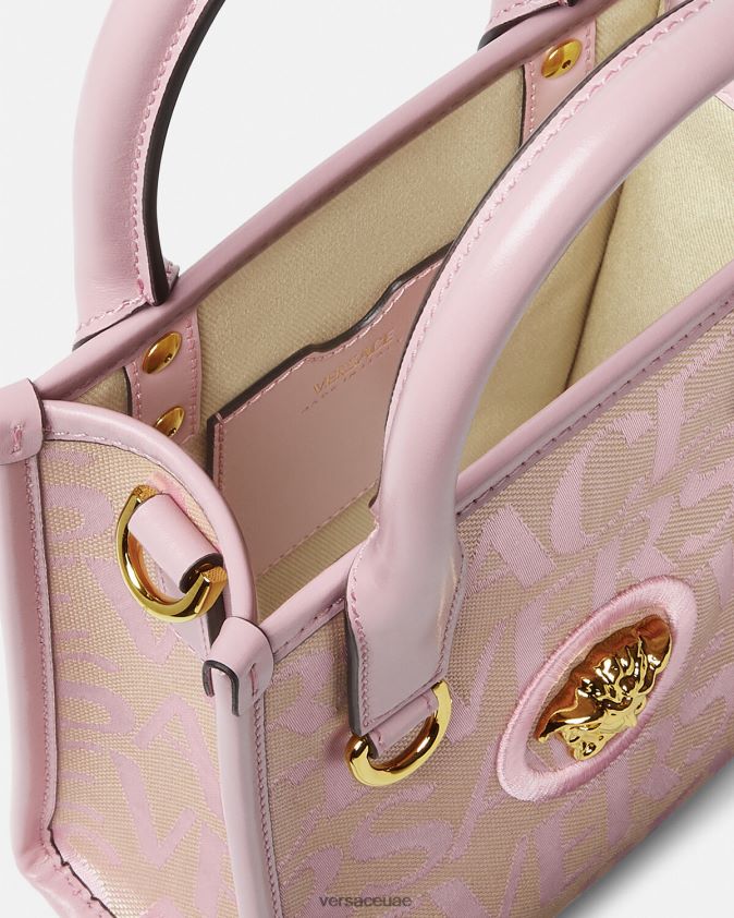 نحيف حقيبة عملية صغيرة بالكامل Versace الوردي والطباعة 0FVD2J319 أكياس