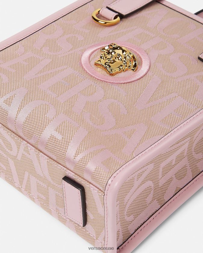 نحيف حقيبة عملية صغيرة بالكامل Versace الوردي والطباعة 0FVD2J319 أكياس