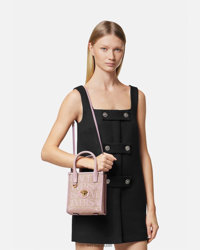 نحيف حقيبة عملية صغيرة بالكامل Versace الوردي والطباعة 0FVD2J319 أكياس