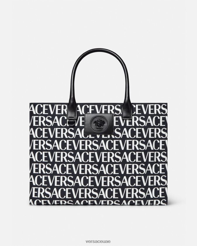 نحيف كل انحاء حمل حقيبة كبيرة Versace أسود 0FVD2J322 أكياس