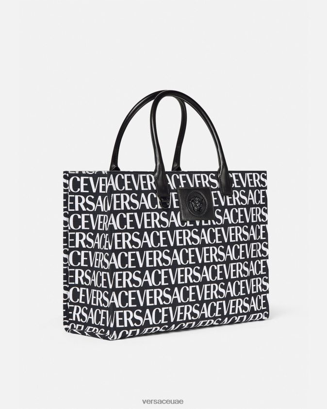 نحيف كل انحاء حمل حقيبة كبيرة Versace أسود 0FVD2J322 أكياس