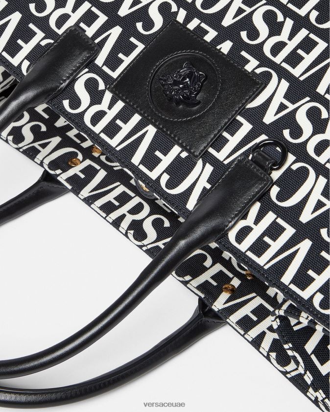 نحيف كل انحاء حمل حقيبة كبيرة Versace أسود 0FVD2J322 أكياس