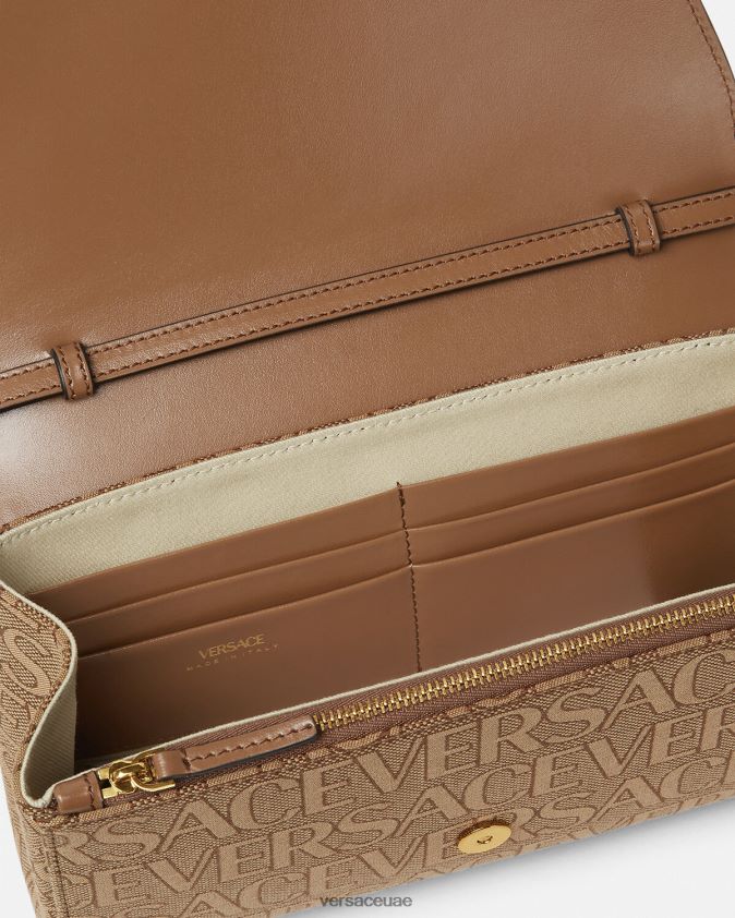 نحيف حقيبة كروس لا ميدوسا من كل انحاء Versace بني 0FVD2J327 أكياس