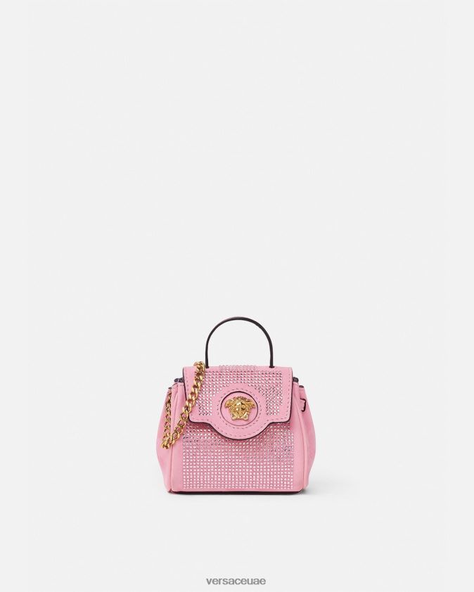 نحيف حقيبة لا ميدوسا الصغيرة المرصعة Versace لون القرنفل 0FVD2J328 أكياس