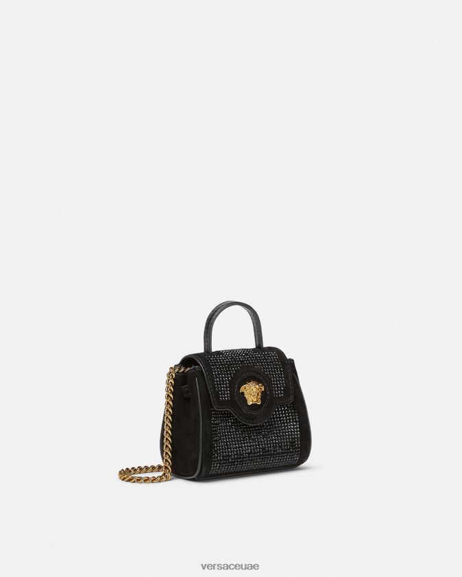 نحيف حقيبة لا ميدوسا الصغيرة المرصعة Versace أسود 0FVD2J329 أكياس