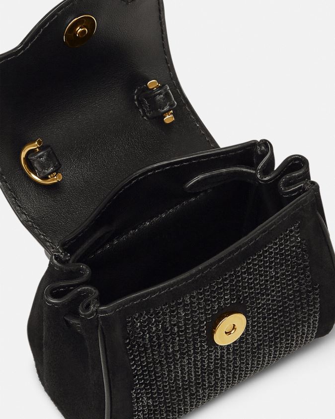 نحيف حقيبة لا ميدوسا الصغيرة المرصعة Versace أسود 0FVD2J329 أكياس
