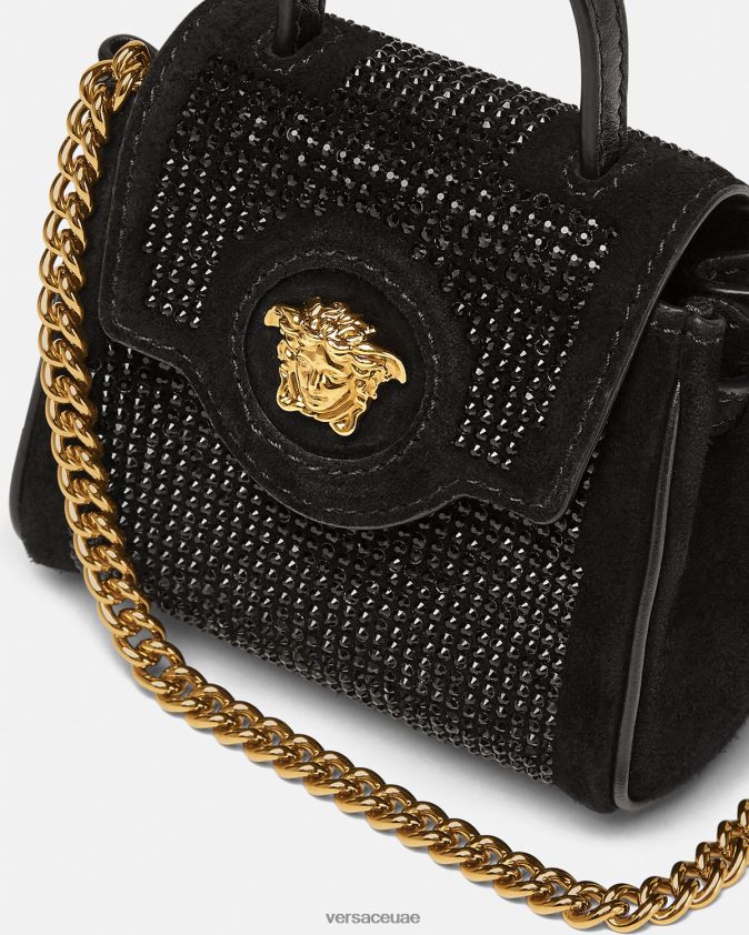 نحيف حقيبة لا ميدوسا الصغيرة المرصعة Versace أسود 0FVD2J329 أكياس