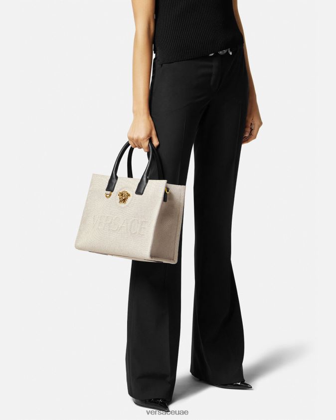 نحيف حقيبة لا ميدوسا الصغيرة Versace اللون البيج 0FVD2J330 أكياس