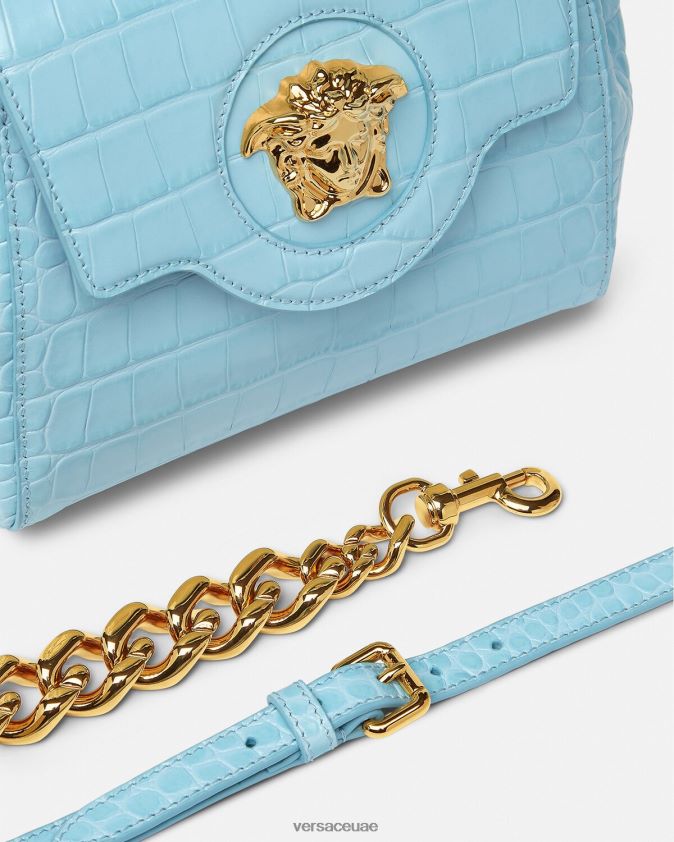 نحيف حقيبة لا ميدوسا الصغيرة Versace الفيروز 0FVD2J336 أكياس