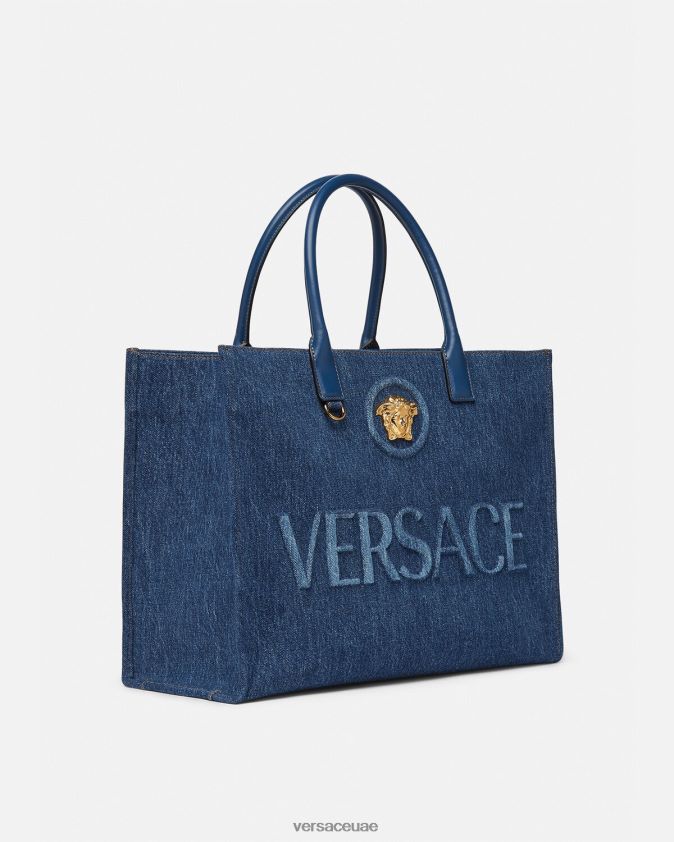نحيف حقيبة لا ميدوسا الكبيرة Versace أزرق 0FVD2J339 أكياس