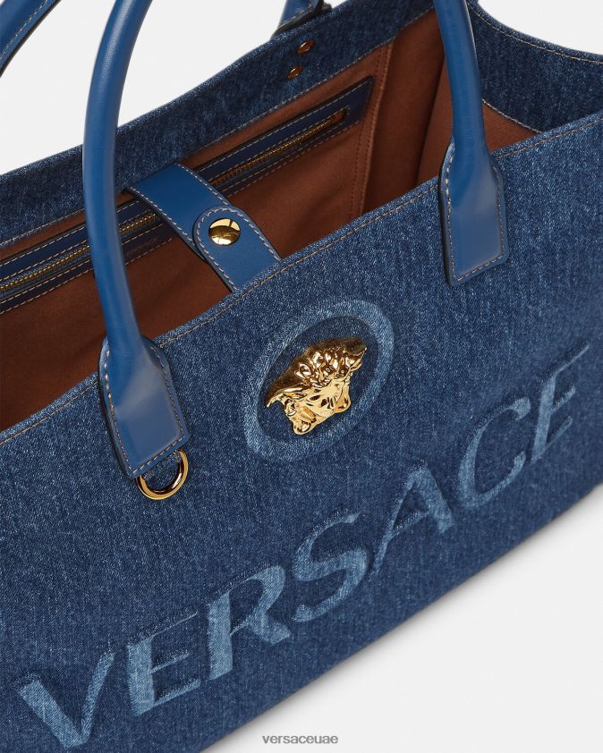 نحيف حقيبة لا ميدوسا الكبيرة Versace أزرق 0FVD2J339 أكياس