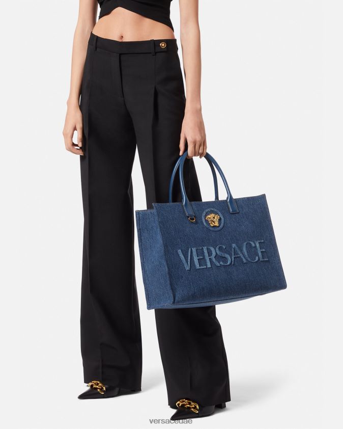 نحيف حقيبة لا ميدوسا الكبيرة Versace أزرق 0FVD2J339 أكياس