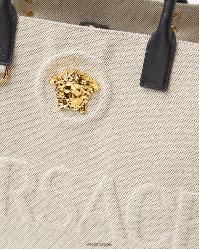 نحيف حقيبة لا ميدوسا الكبيرة Versace اللون البيج 0FVD2J340 أكياس
