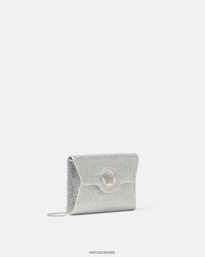 نحيف كلاتش من الكريستال لا ميدوسا Versace أبيض 0FVD2J347 أكياس
